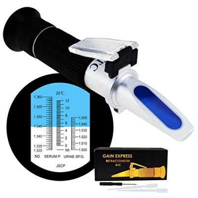 Imagen de Tri Scale Serum Protein 0 12 g/100 ml Refractómetro Clínico ATC 1.000 1.050SG Índice Refractivo