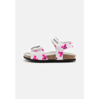 Imagen de Geox B Sandal Chalki Girl, Sandalia Bebé Niñas, White Fluofuchsia, 21 EU