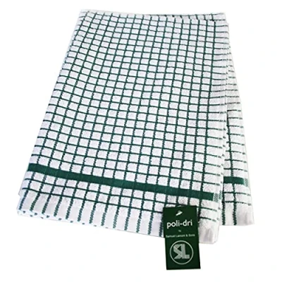 Imagen de Samuel Lamont &amp; Sons Poli Dri Toalla de Cocina (100% algodón), Color Verde