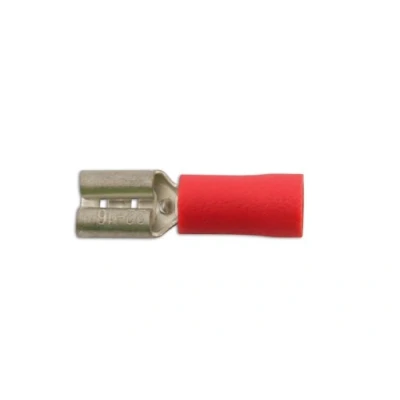 Imagen de Connect 30132 Fastón Hembra (6,3 mm, 100 Unidades), Color Rojo