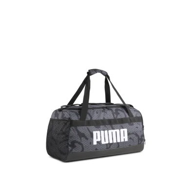 Imagen de Puma Challenger Allover Print Medium Bolsa de deporte, Talla: One Size, Black logo lab aop