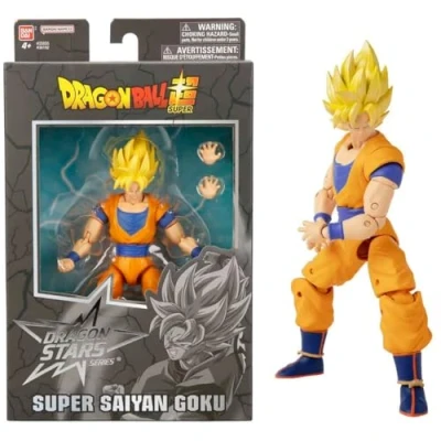 Imagen de BANDAI Dragon Ball Super Figura de acción Deluxe (Goku Saiyan), 17 Centimeters