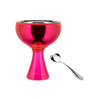 Imagen de Alessi AMMI01S F Big Love Ice Cream Bowl and Spoon Colour: Pink