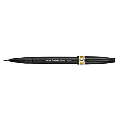 Imagen de Pentel Rotulador Artist con punta de pincel extrafina. Color beis.