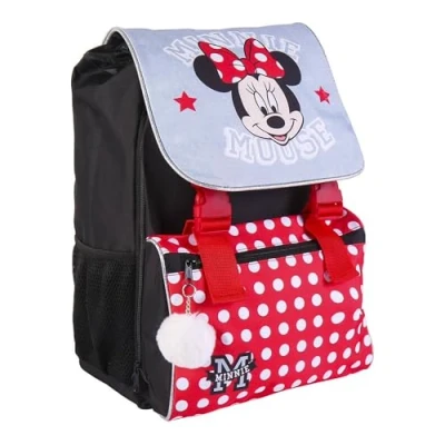 Imagen de CERDÁ LIFE&#039;S LITTLE MOMENTS Mochila Escolar de Minnie Mouse para Niña en Primaria Extensible, Espalda Ergonómica y Asas Ajustables Acolchadas, Material Unisex niños, Multicolor, Talla única