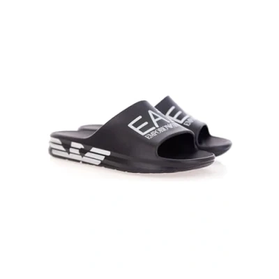 Imagen de EA7 Emporio Armani Crusher Distance Slide Chanclas de baño, Hombre, Talla: 40, Black Zapatos