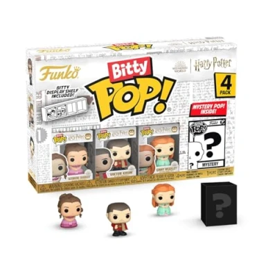Imagen de Funko Bitty Pop! HP GOF Hermione 4pkY una Minifigura Misteriosa Sorpresa 0.9 Inch (2.2 Cm) Harry Potter Coleccionable Repisa Apilable Incluida Idea de Regalo Toppers Tarta