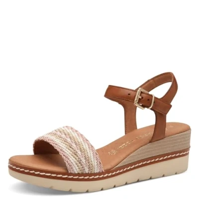 Imagen de Marco Tozzi Sandalias de cuña, Mujer, Talla: 38, Nude Zapatos