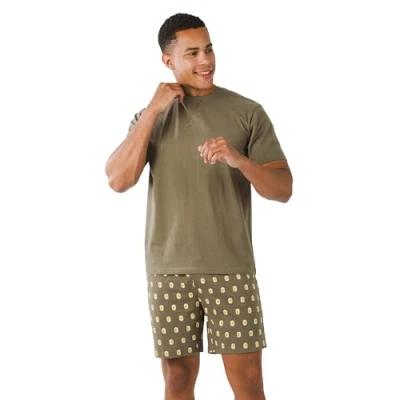 Imagen de TRAMAS+ Pijama Hombre Verano, Conjunto de Camiseta Manga Corta y Pantalon Corto, Cómodo Fresco XL, Taleb