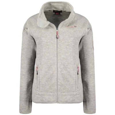 Imagen de Geographical Norway Tyrell Lady Chaqueta Para Mujer Con Cremallera Ropa Otoño Invierno Primavera Caliente Suéter Deporte y Trabajo De Manga Larga Piel Suave Aire Libre (Blanco M)