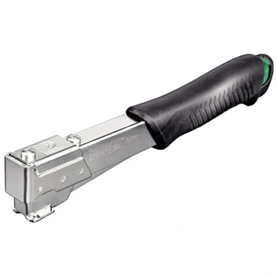 Imagen de Rapid R311 Grapadora de Martillo para Carpintería/Tapicería/Decoración, Fabricada en Acero, Tipo Martillo, Grapas Planas 140, 6 12mm, Envasada Caja (5000004)