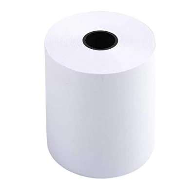 Imagen de Exacompta 40346E Juego de 10 rollos caja, 1 capa (sin madera) estándar, ancho: 57 mm, longitud: 20 m, diámetro: 12 60 g/m², extra blanco, para calculadora y
