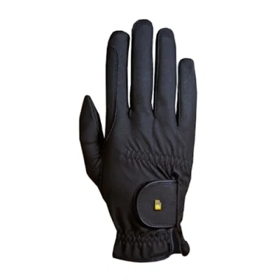 Imagen de Roeckl Roeck Grip Guantes de equitación, Unisex, Color Negro