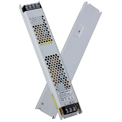 Imagen de VARICART Transformador 220V a 24V 300W 12.5A, IP20 Ultra Fino Driver LED AC DC Voltaje Constante Fuente de Alimentación, Baja Tensión Controlador para CCTV Tira Luz G4 MR16 GU5.3 Bombilla