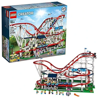 Imagen de LEGO Creator Expert Montaña rusa, juguete de construcción atracción feria con todo detalle (10261), A partir 16 años, color/modelo surtido