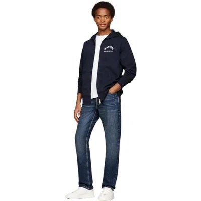 Imagen de Tommy Hilfiger Sudadera Hombre con Cremallera y Capucha, Azul (Desert Sky), S