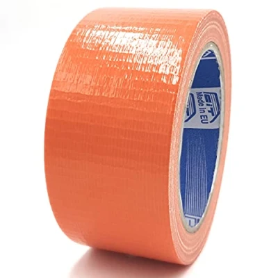 Imagen de ACIT cinta Americana universal de color naranja, ancha y resistente, gaffer, Uso General 50mm x 25m