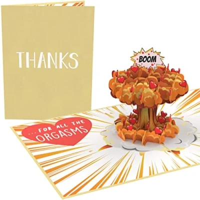 Imagen de PopLife Explosion Thank You For All The... Tarjeta desplegable 3D