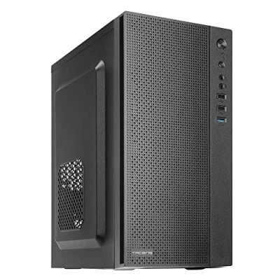 Imagen de Tacens Anima AC6, Caja Ordenador Compacta Micro ATX, Frontal Malla Refrigeración, USB 3.0, Negro