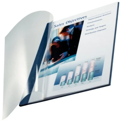 Imagen de Leitz 74150001 Tapas blandas para Impressbind (A4, 10 unidades), color azul, 71 a 105 hojas