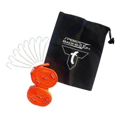 Imagen de Talbot Torro Líneas de Corte Speed Badminton, Naranja Neón, 490185