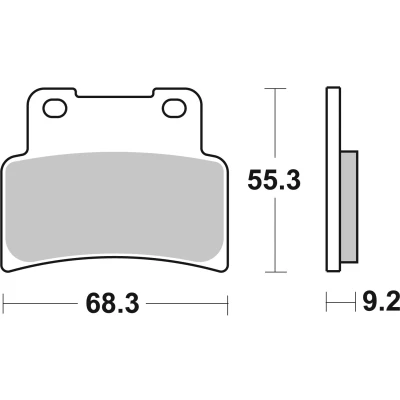 Imagen de BREMBO Sinter, Road 07GR77SA Juego de pastillas freno delante
