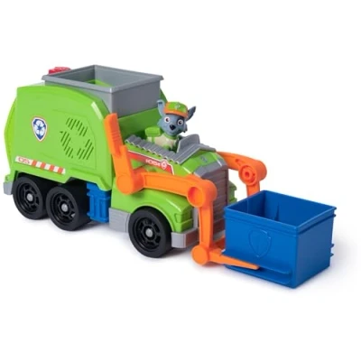 Imagen de Patrulla Canina CAMIÓN DE RECICLAJE Y FIGURA ROCKY + ACCESORIOS Juguetes Regalo Niño 3 años 6071248 Niños