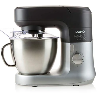 Imagen de Domo DO9182KR 1000W 4.5L Acero inoxidable Robot de cocina (4,5 L, inoxidable, Giratorio, Batir, Mezcla, 1000 W)
