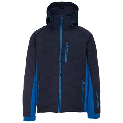 Imagen de TRESPASS Abbotsbury Chaqueta acolchada para hombre con capucha extraíble y falda de nieve (paquete 1)