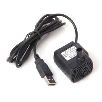 Imagen de Bomba de agua sumergible para acuario o estanque, CC 3.5 V 9 V, 3 W, con cable USB