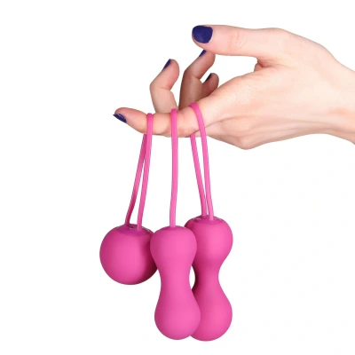 Imagen de Vibrador Bolas kegel ami fucsia y de silicona JeJoue