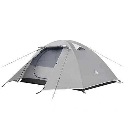 Imagen de Forceatt Tienda de Campaña 2 4 Personas, con 100% A Prueba UV/Viento/Impermeable, Techo Doble Capa Portátil Ultraligera, para Trekking, Camping, Playa, Aventura Etc.