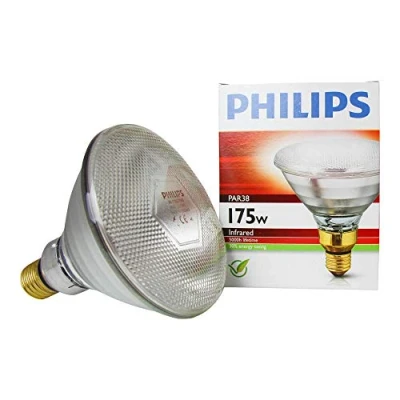 Imagen de BOMBILLA PAR 38 INFRARROJOS 175W E27 &quot;ENERGY SAVER&quot; COLOR: TRANSPARENTE (TERAPEUTICA) PHILIPS