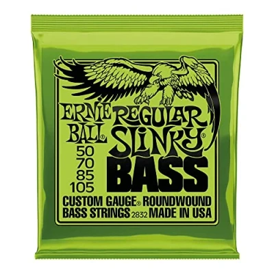 Imagen de Ernie Ball Regular Slinky Cuerdas para bajo eléctrico, entorchado de níquel, calibre 50 105
