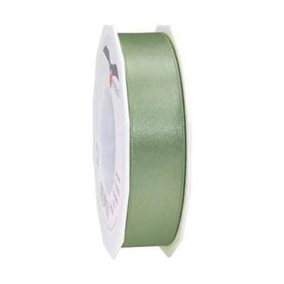 Imagen de C.E. PATTBERG PRÄSENT cinta regalo satén color verde viejo, 25 m de raso para envolver regalos, mm ancho, decoración y manualidades, decorativa versátil