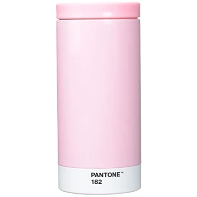 Imagen de Copenhagen design Pantone To Go, Stainless Steel Travel mug/Thermo Cup, 430 ml, Light Pink, 182 C, Acero Inoxidable Acrilonitrilo butadieno estireno, 75 mm