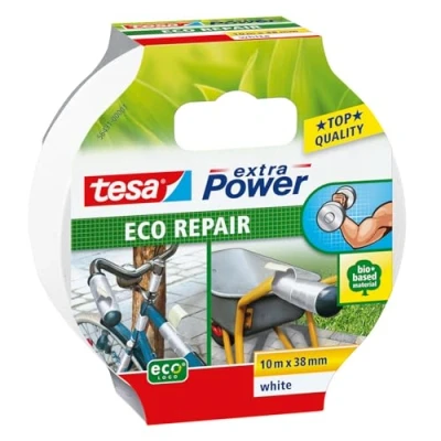 Imagen de tesa 56431 00000 00 Cinta adhesiva de tejido ECO REPAIR blanco 10m x 38mm