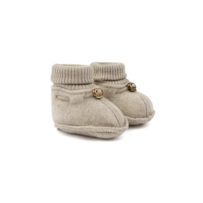 Imagen de mikk line Pantuflas para niños, Talla: 18 24m, Melange offwhite Zapatos