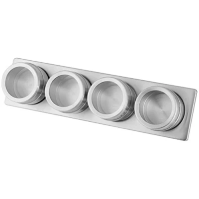 Imagen de Fackelmann Tarros para especi, Acero Inoxidable, Plata, 31 x 8 4.5 cm