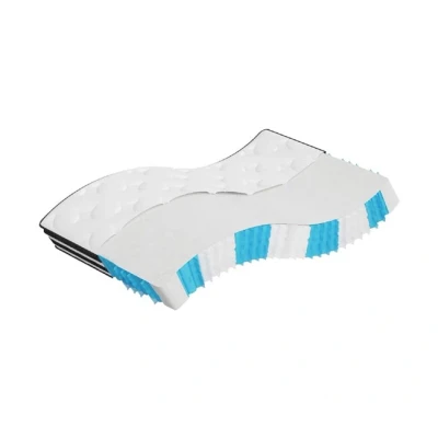 Imagen de vidaXL Colchón de Muelles Ensacados, Híbrido con Funda Lavable, Cama, para Dormitorio, Firmeza Media 70x200 cm
