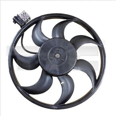 Imagen de TYC 825 0028 ventilador de radiador 390 280 sin bastidor (armazón), con resistencia carga OPEL: Zafira A, Astra G CC