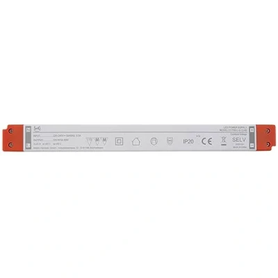 Imagen de SeKi Controlador LED de voltaje constante 12 V CC, 60 W, 5,0 A, diseño plano/delgado; fuente alimentación, transformador, alimentación conmutada; sin carga mínima, ruido/parpadeo