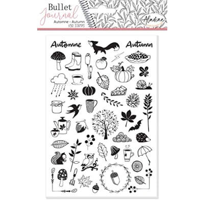 Imagen de Aladine Bullet Journal Sellos de espuma para diario