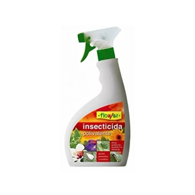 Imagen de Flower Insecticida Polivalente 750ml Alta Efectividad y Persistencia Control de Orugas, Pulgones Mosca Blanca Actúa por Contacto e Ingestión