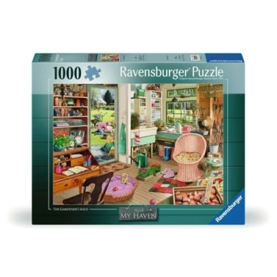 Imagen de Ravensburger My Haven No 8 The Gardener&#039;s Shed Rompecabezas de 1000 Piezas para Adultos y niños a Partir 12 años, Multicolor, Talla única (12000126)