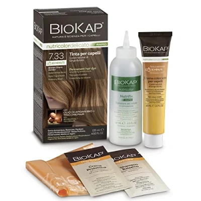 Imagen de Biokap Rapid Delicato 7.33 Rubio Trigo Dorado 140 ml 200 g