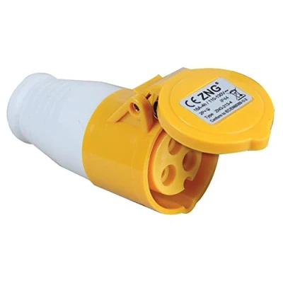 Imagen de PRO ELEC PELB0118 16A, 110V, enchufe CEE para montaje en cable, 2P+E, amarillo, IP44