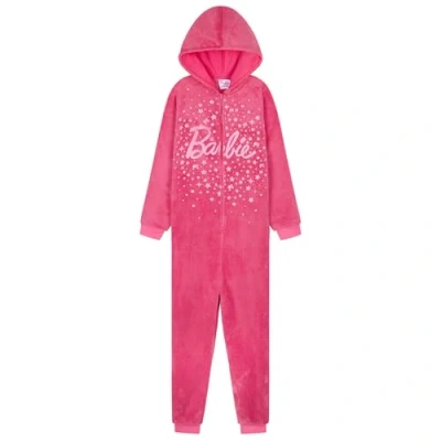 Imagen de Barbie Pijama Entero para Niña, Mono Polar con Capucha Regalos Niñas y Adolescentes (Rosa, 13 14 Años)
