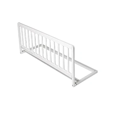 Imagen de Safetots Barrera de Cama Madera para Cunas, Blanca, 38cm Alto x 90cm Ancho, Infantil Seguridad, Baranda Segura, Preensamblada