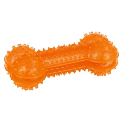 Imagen de Kerbl Hueso ToyFastic rellenable, Naranja 18 x 8 6 cm